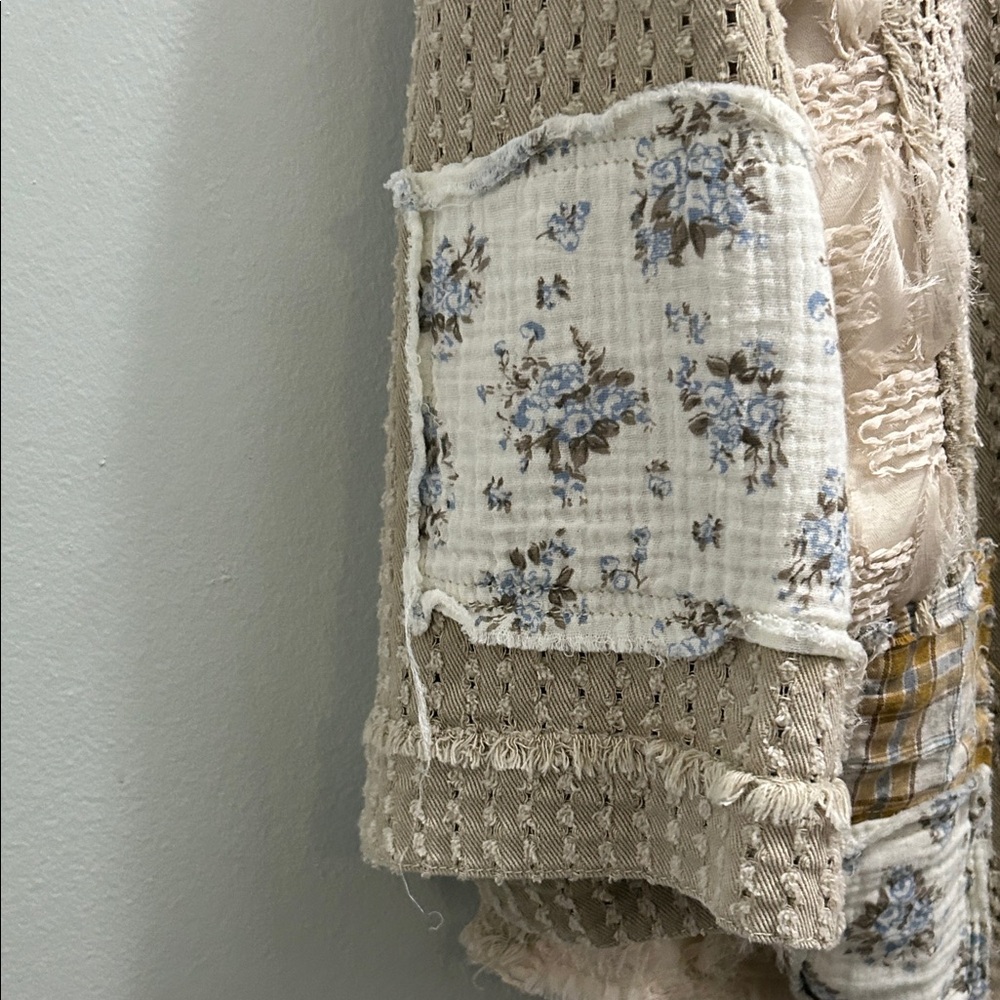 POL Beige Patchwork Cardigan - Picture 8 of 10